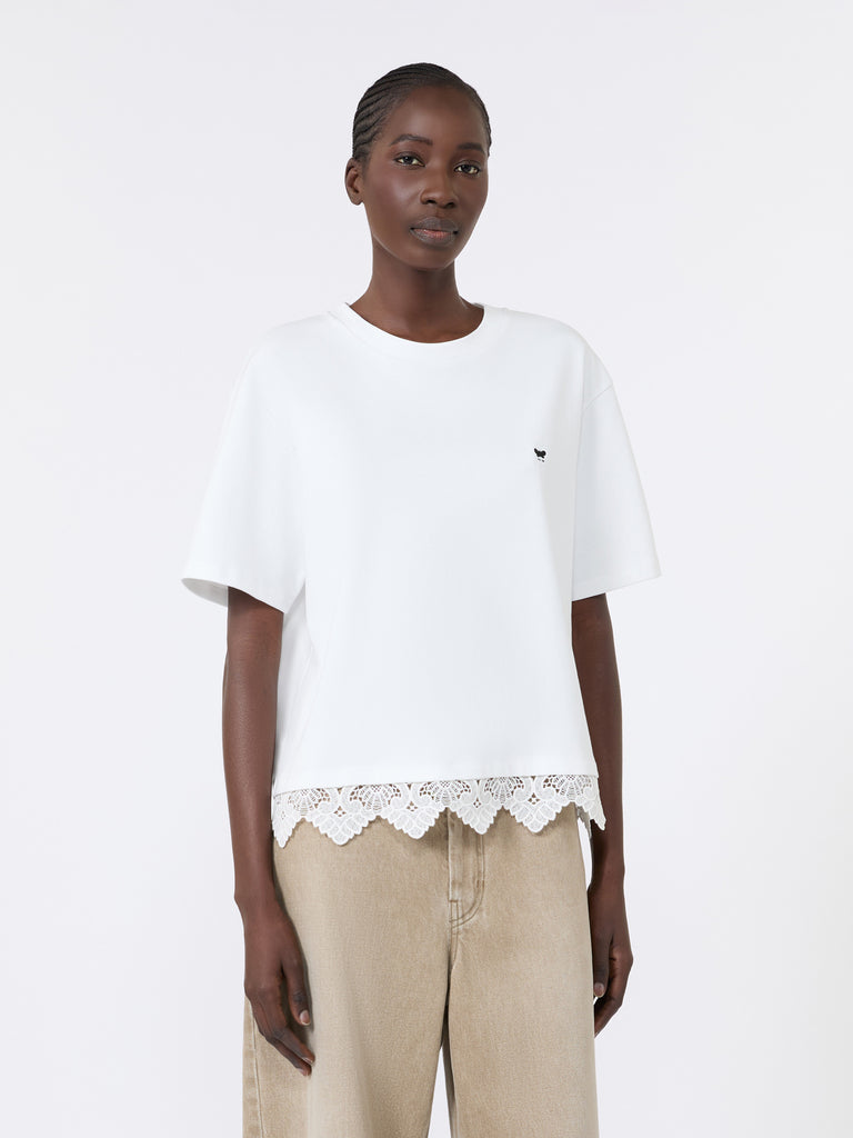 max mara boxy-fit cotton t-shirt