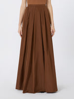 Long taffeta skirt