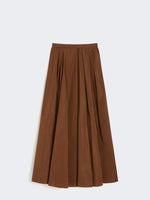 Long taffeta skirt