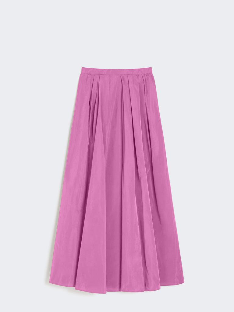 Long taffeta skirt