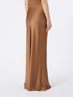 Flowing envers satin skirt