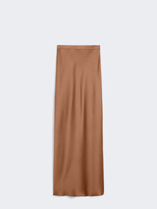 Flowing envers satin skirt