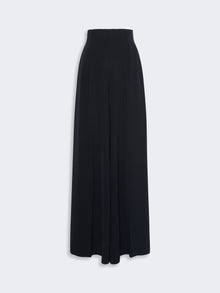 High-Waisted Cady Trousers for Women - Midnightblue - Max Mara KSA