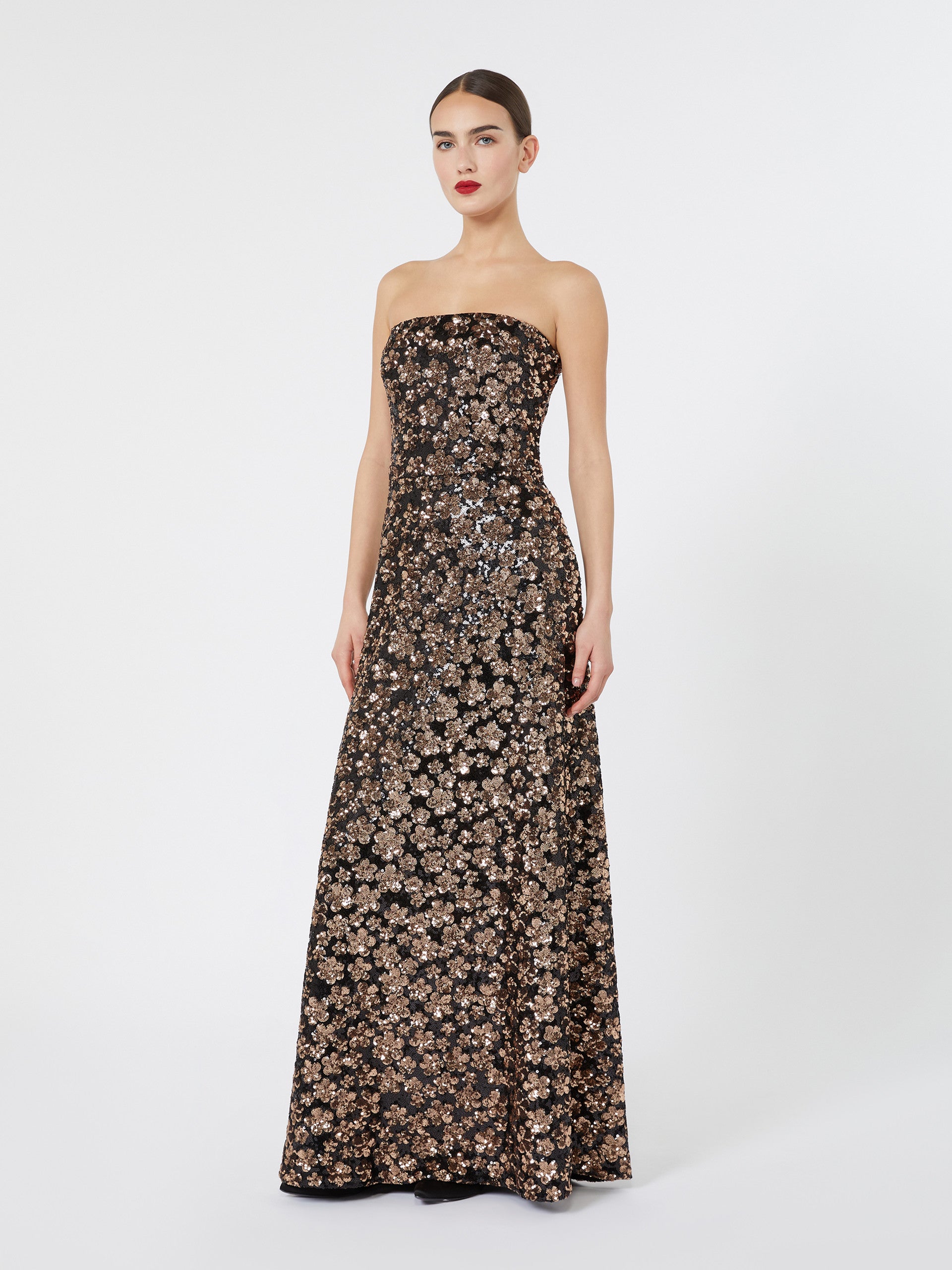 Max Mara Embroidered and sequinned tulle bustier dress for Women