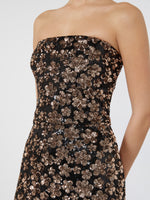 Max Mara Embroidered and sequinned tulle bustier dress for Women