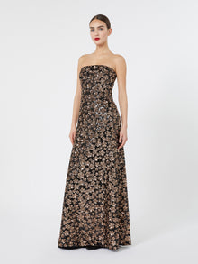 Max Mara Embroidered and sequinned tulle bustier dress for Women