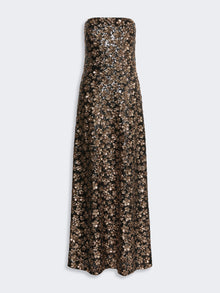 Max Mara Embroidered and sequinned tulle bustier dress for Women