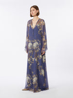 max mara printed silk kaftan dress for women