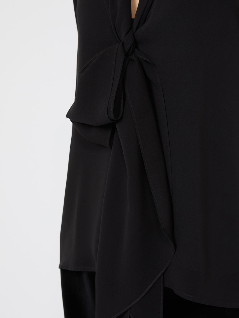 max mara silk georgette blouse