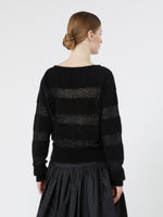 Relaxed-Fit Mohair Yarn Sweater for Women - Black - Max Mara KSA