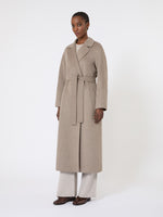 Wool robe coat