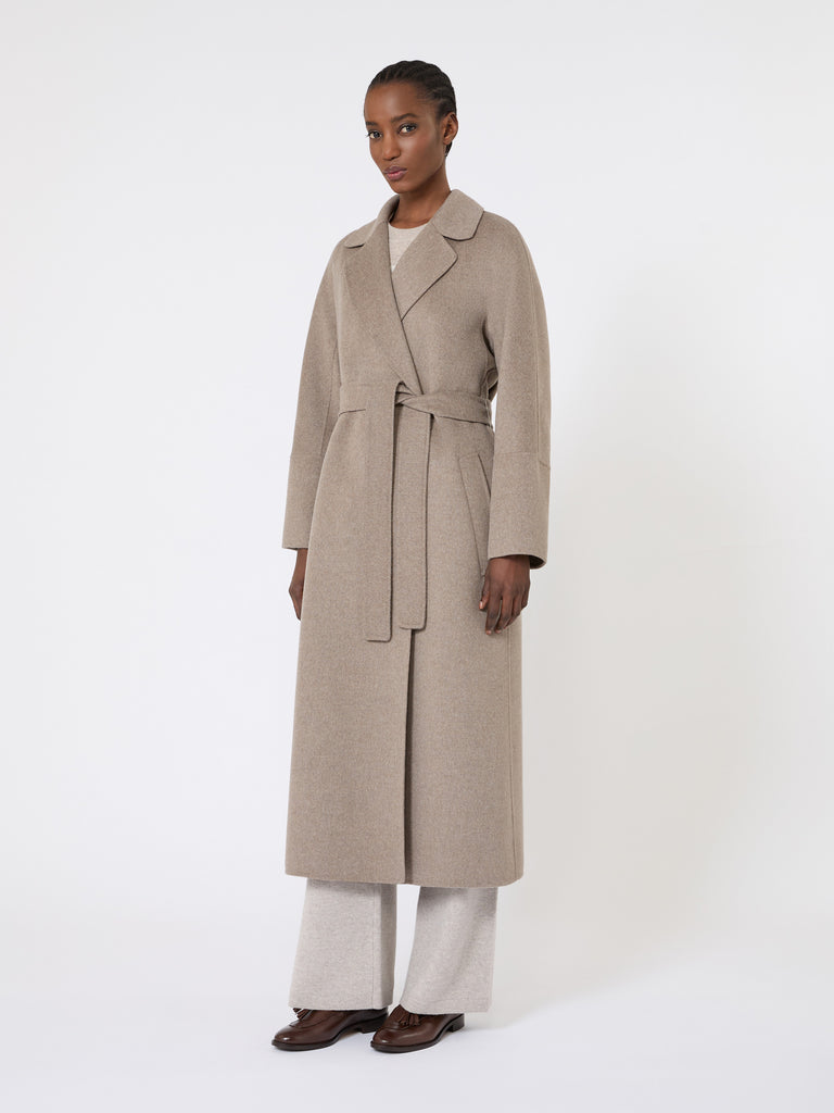 Wool robe coat