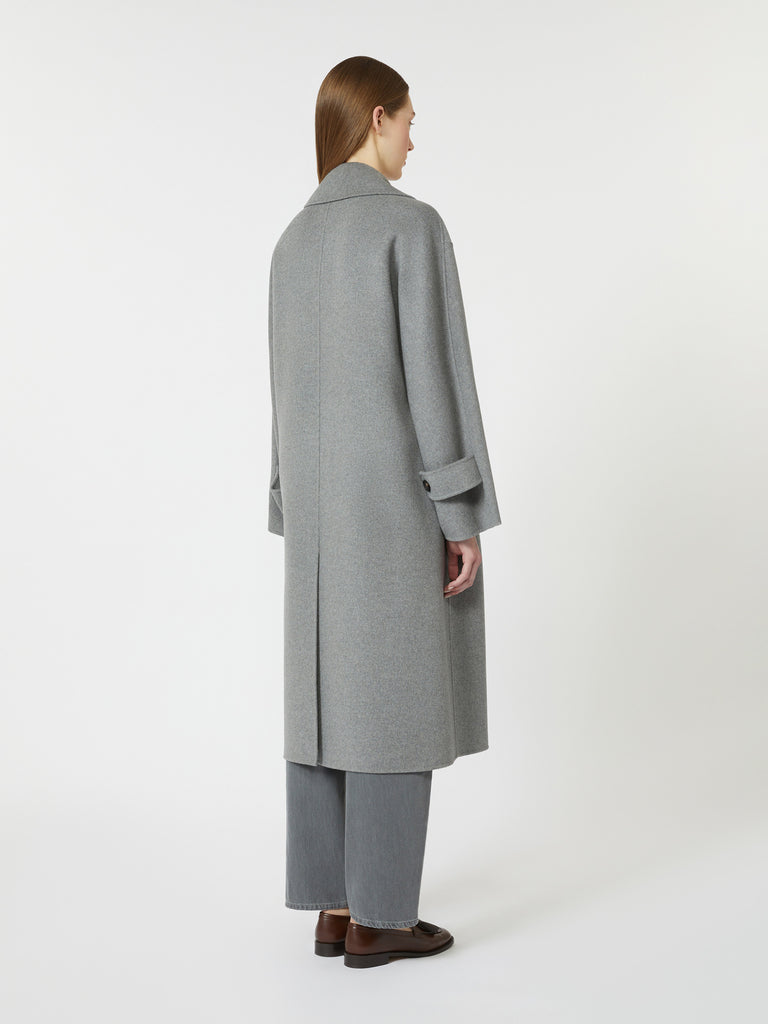 Single-breasted wool coat