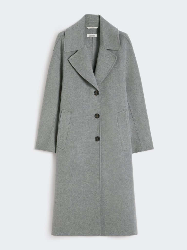 Single-breasted wool coat