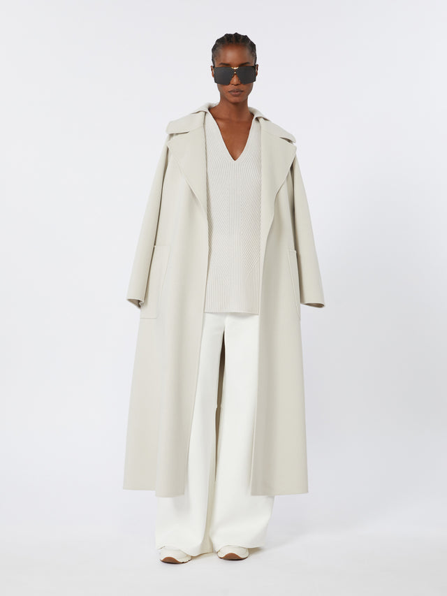 Wool robe coat