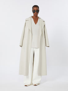 Wool robe coat