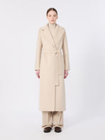 Wool Broadcloth Robe Coat for Women - Albino - Max Mara KSA