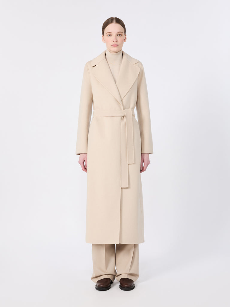 max mara معطف بتصميم رداء من جوخ الصوف