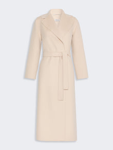 Wool Broadcloth Robe Coat for Women - Albino - Max Mara KSA