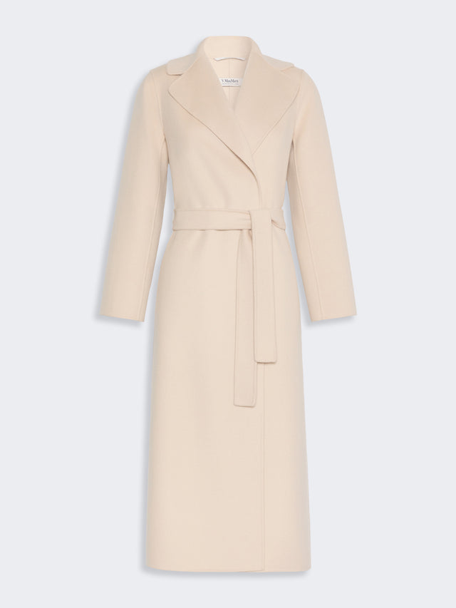 Wool Broadcloth Robe Coat for Women - Albino - Max Mara KSA
