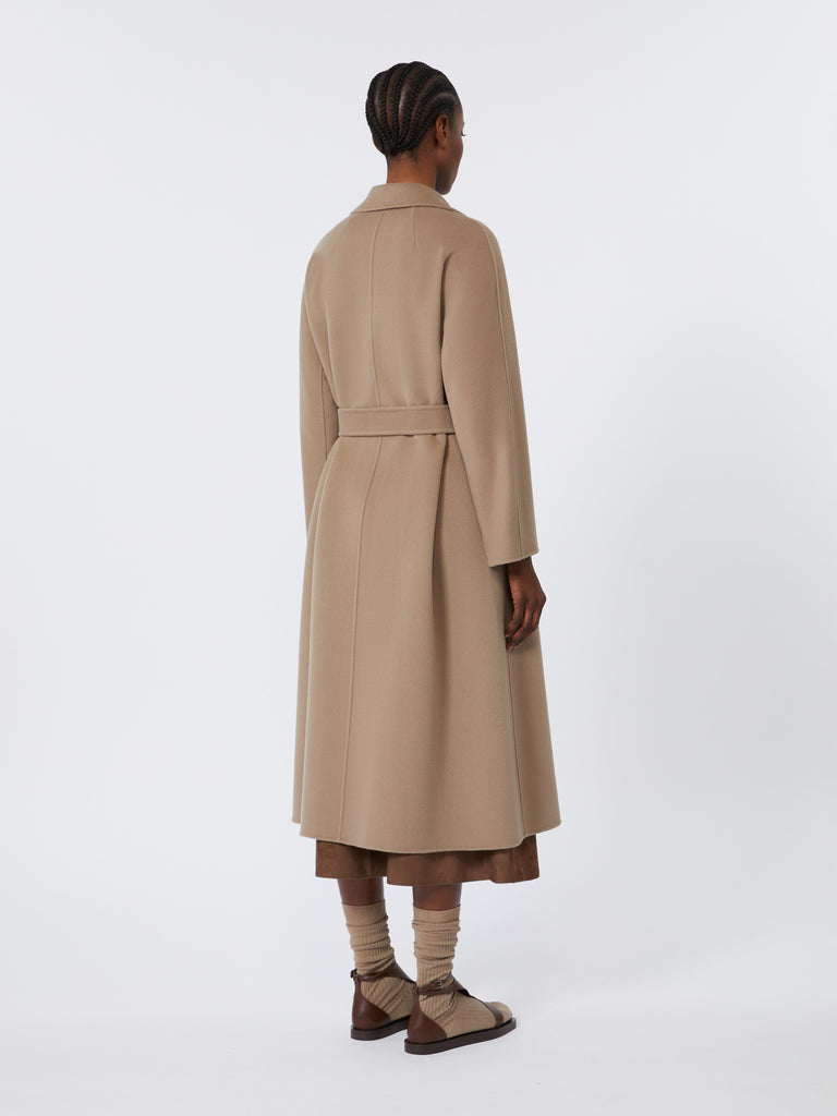 Wool broadcloth midi coat