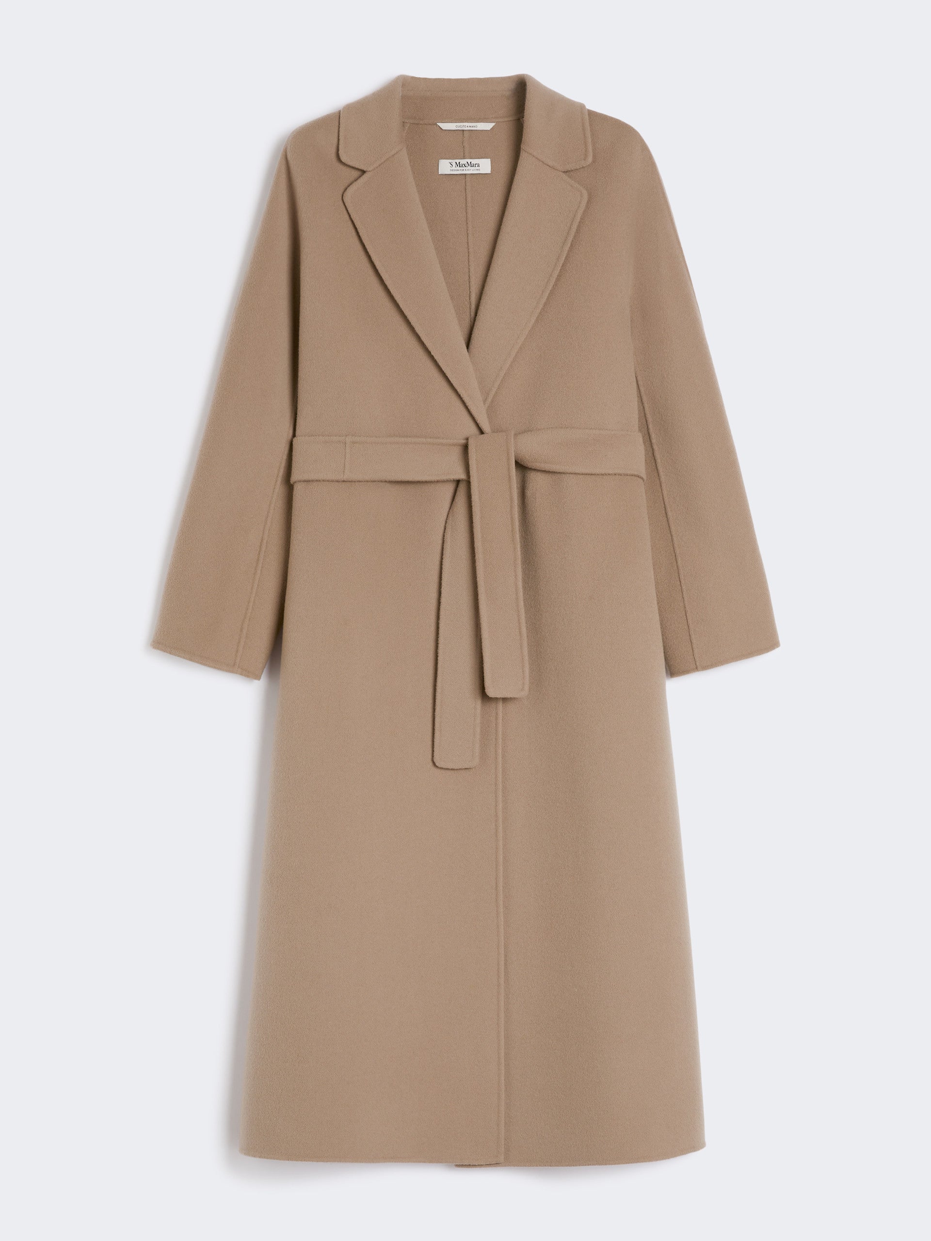 Wool broadcloth midi coat, TURTLEDOVE | Max Mara KSA