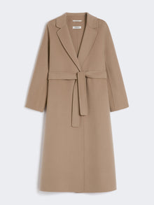 Wool broadcloth midi coat