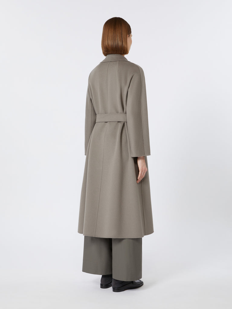 Wool broadcloth midi coat