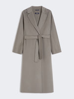 Wool broadcloth midi coat