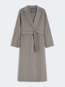 Wool broadcloth midi coat