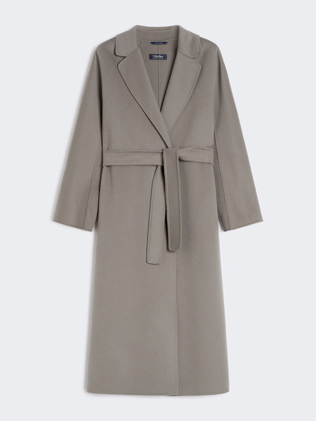 Wool broadcloth midi coat