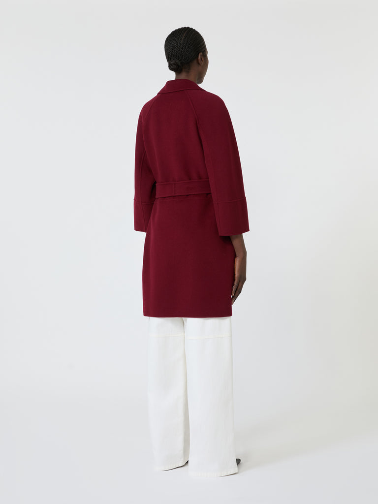 max mara short double-faced wool coat
