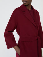 max mara short double-faced wool coat for women