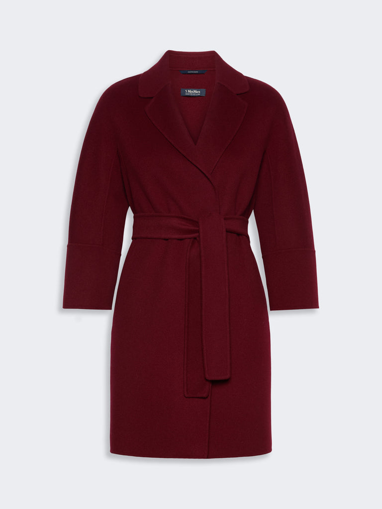max mara short double-faced wool coat