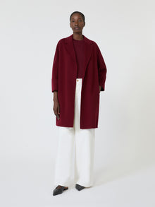 max mara short double-faced wool coat for women