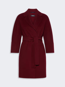 max mara short double-faced wool coat for women