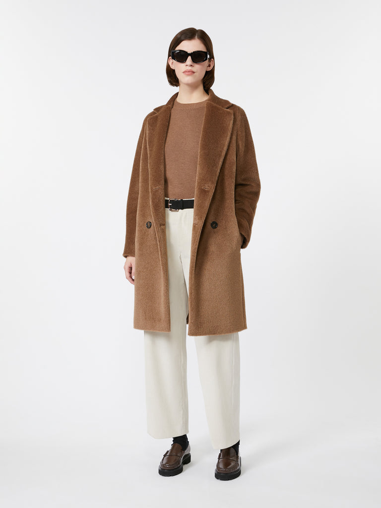 Wool and alpaca midi coat