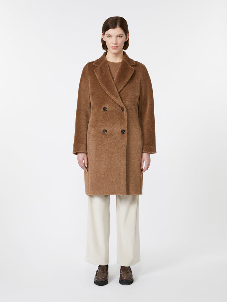 Wool and alpaca midi coat