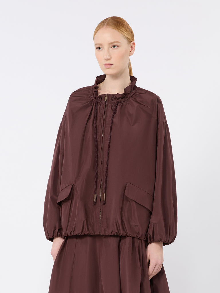 max mara water-repellent taffeta bomber jacket