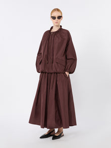 max mara water-repellent taffeta bomber jacket for women