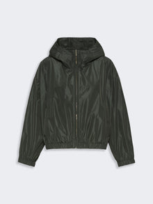 max mara water-repellent taffeta hooded jacket for women
