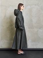 Water-Repellent Taffeta Hooded Jacket for Women - Dark Green - Max Mara KSA