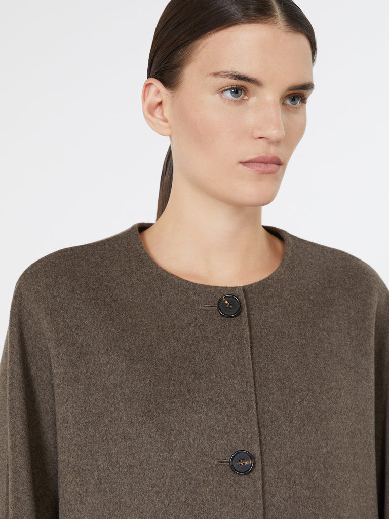 max mara cropped wool broadcloth jacket