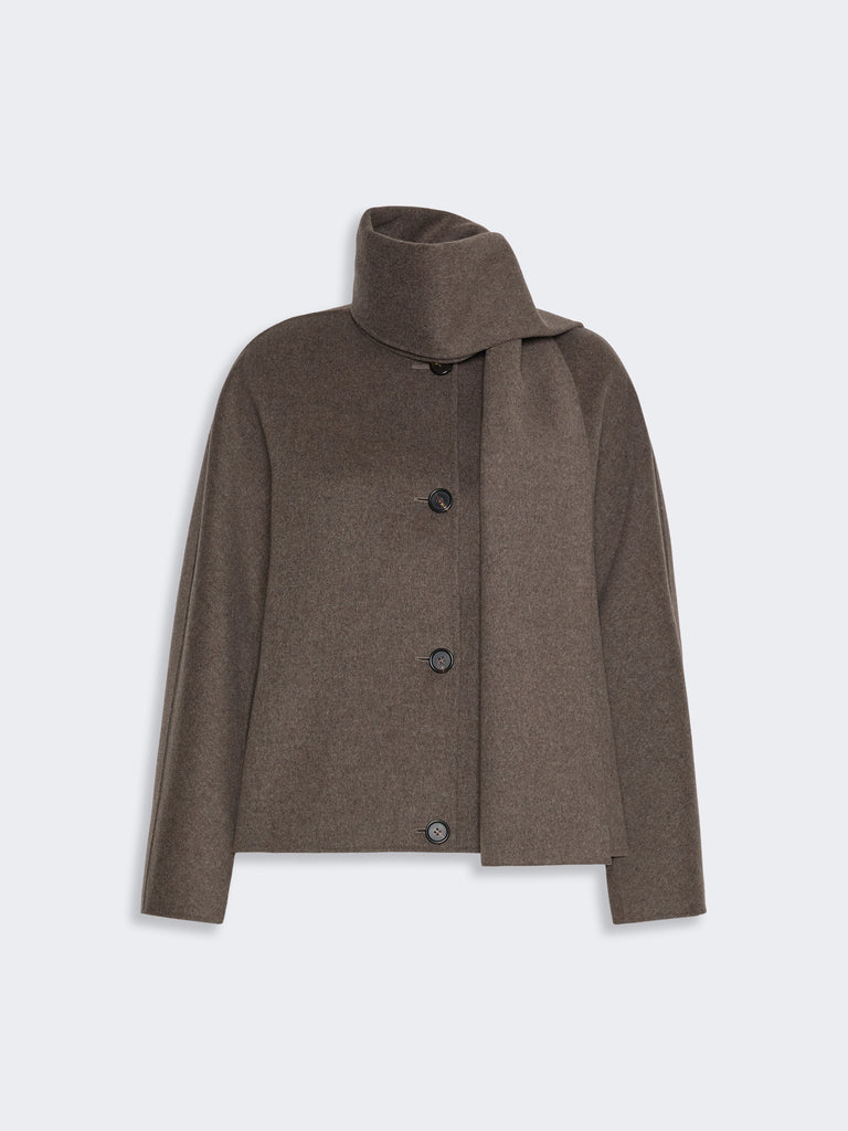 max mara cropped wool broadcloth jacket