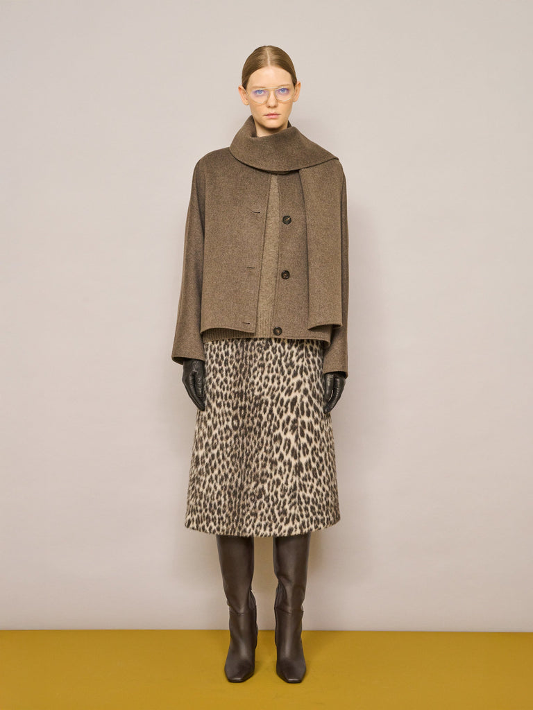 max mara cropped wool broadcloth jacket