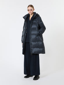 Double-Breasted Pinstripe Wool Jacket for Women - Midnightblue - Max Mara KSA