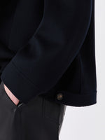 Hooded Wool Coat for Women - Midnightblue - Max Mara KSA