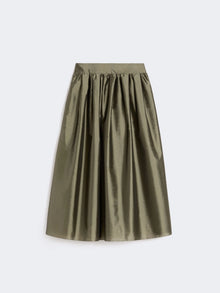 Pleated organza skirt