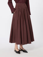 max mara taffeta pleated skirt for women