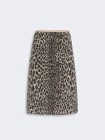 Jacquard Wool And Alpaca Calf-Length Skirt for Women - Ecru - Max Mara KSA